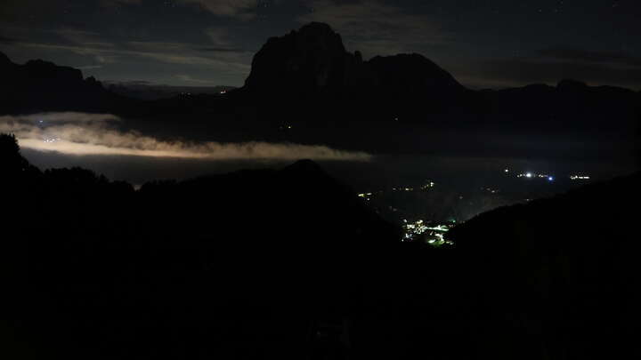 St. Christina (Val Gardena/Gröden) Col Raiser snow cam captured at 18 September 2026 at 11:48 pm GMT+2