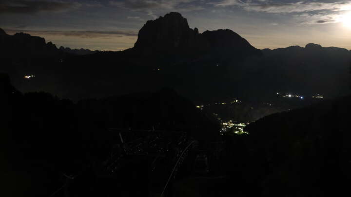 St. Christina (Val Gardena/Gröden) Col Raiser snow cam captured at 20 September 2026 at 11:40 pm GMT+2