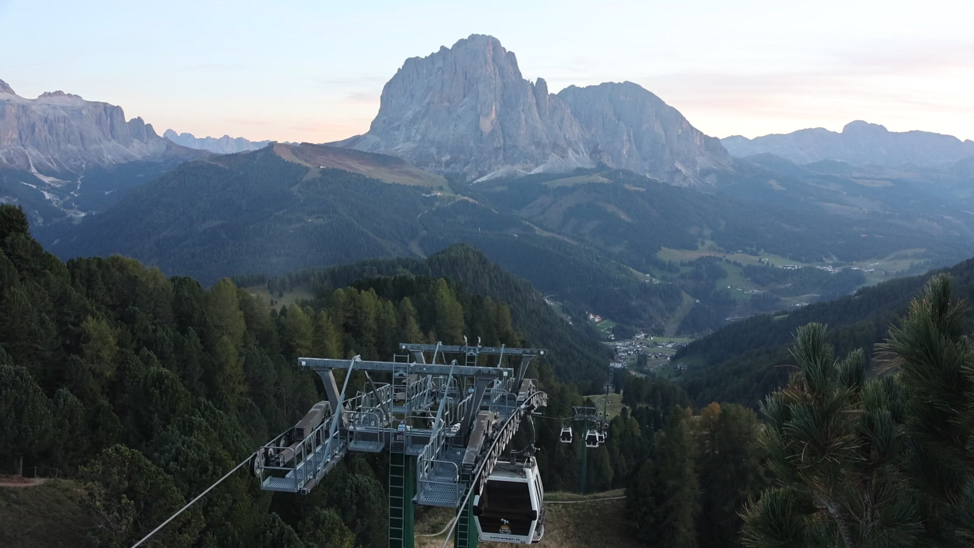 St. Christina (Val Gardena/Gröden) Col Raiser snow cam captured at 4 October 2026 at 7:09 pm GMT+2