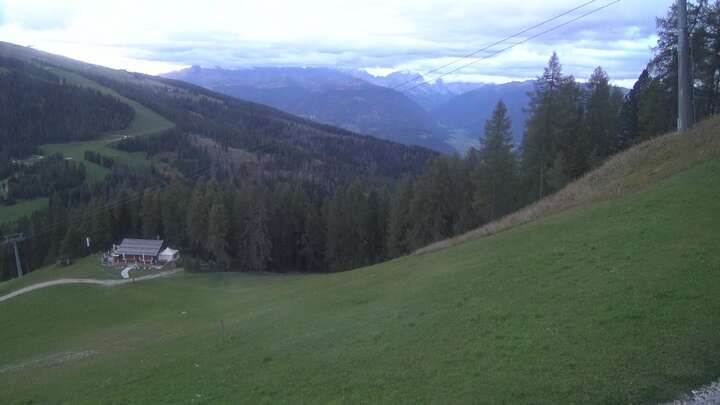 St. Vigil (Kronplatz) Pre da Peres Upper Station snow cam captured at 17 September 2026 at 10:14 pm GMT+2