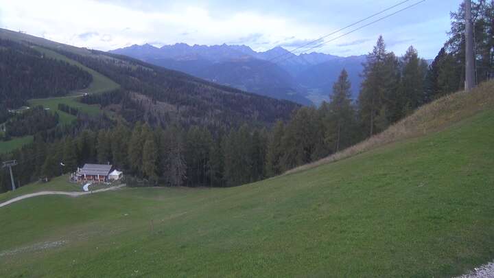 St. Vigil (Kronplatz) Pre da Peres Upper Station snow cam captured at 20 September 2026 at 7:24 pm GMT+2