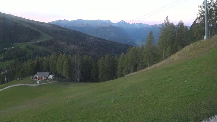 St. Vigil (Kronplatz) Pre da Peres Upper Station snow cam captured at 25 September 2026 at 7:16 pm GMT+2