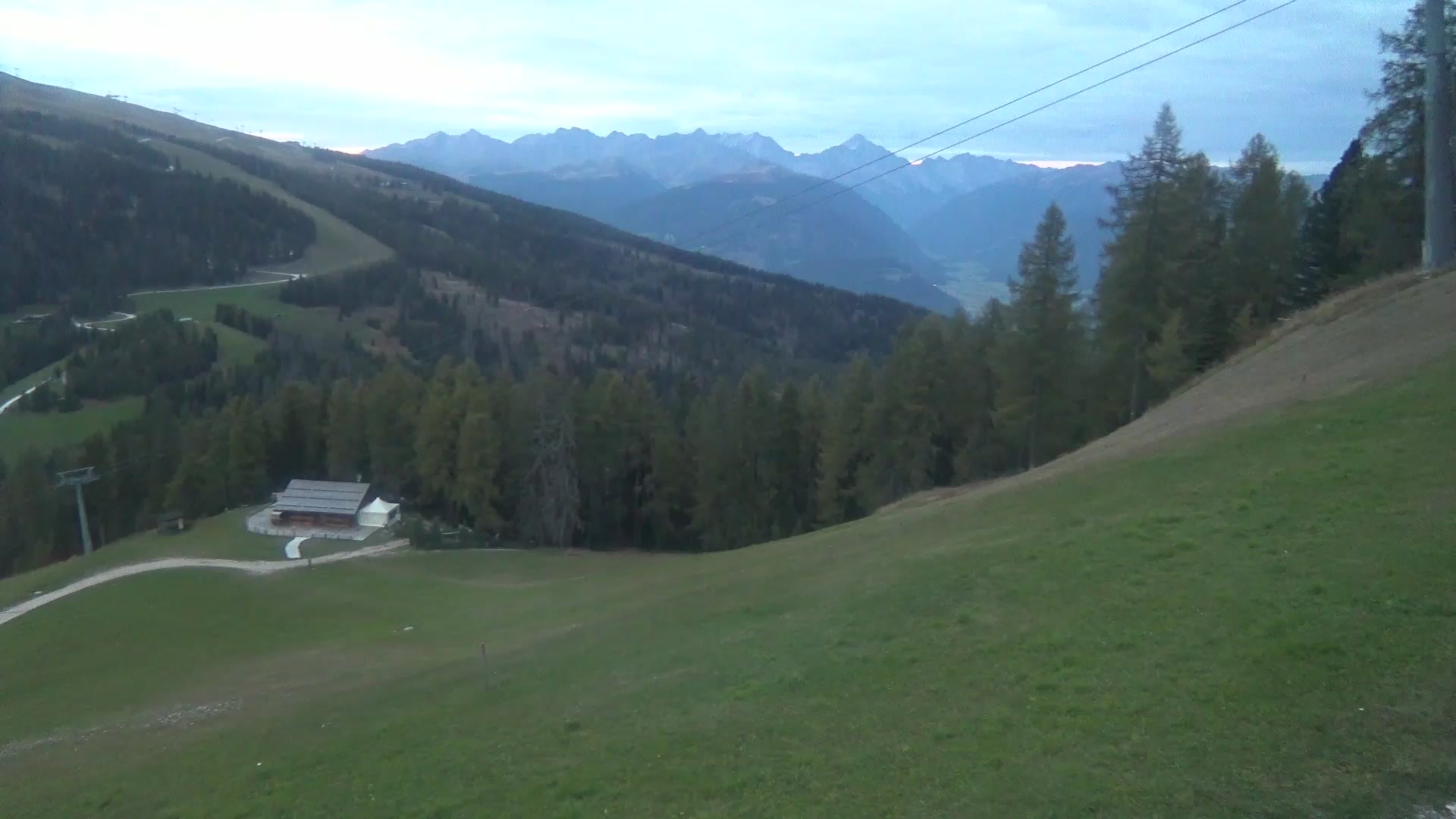 St. Vigil (Kronplatz) Pre da Peres Upper Station snow cam captured at 5 October 2026 at 6:51 pm GMT+2