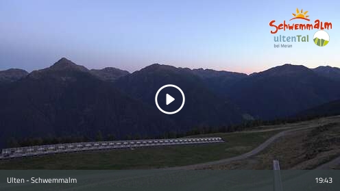 Ulten Schwemmalm snow cam captured at 12 September 2026 at 7:55 pm GMT+2