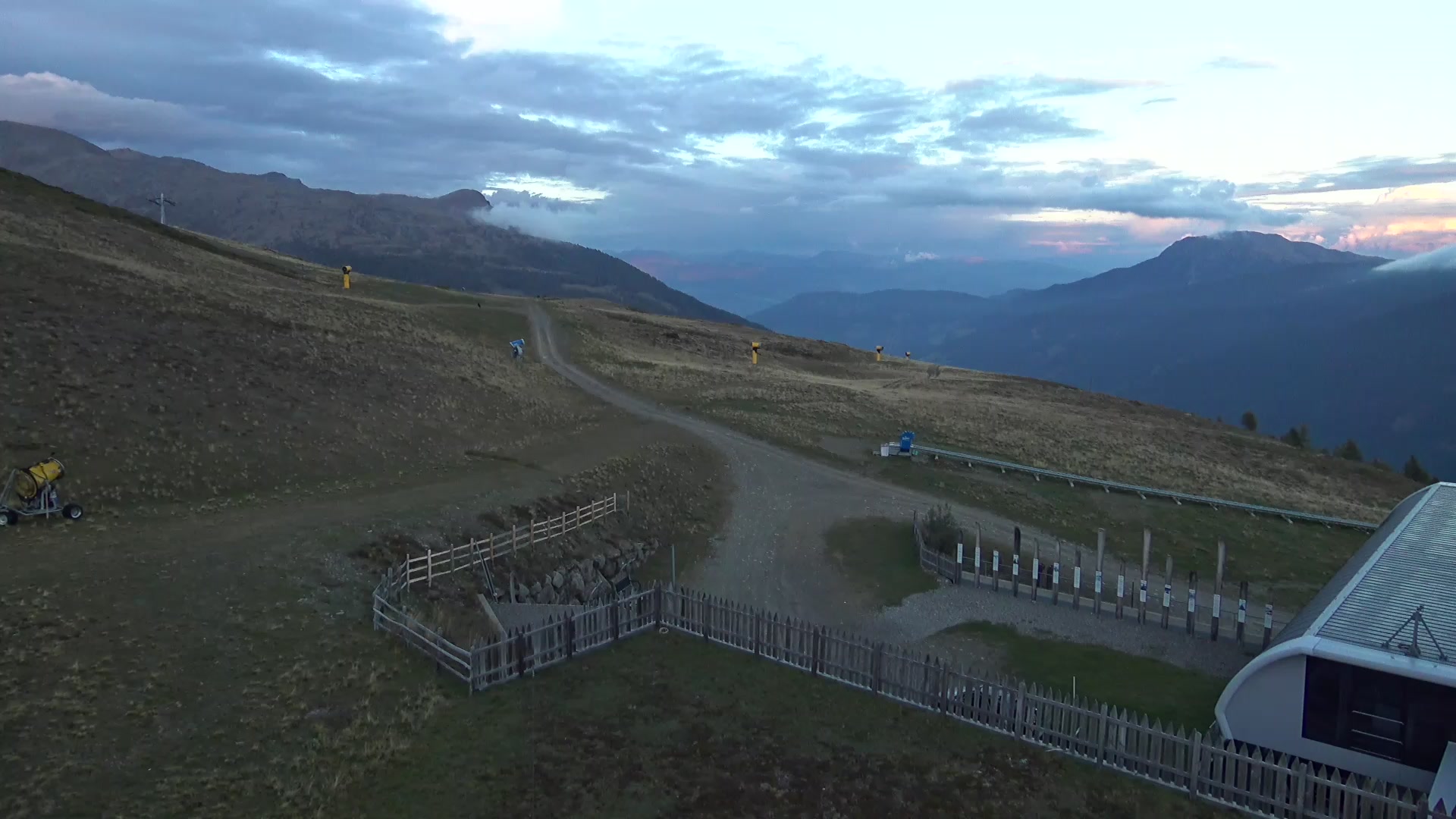Ulten Schwemmalm snow cam captured at 5 October 2026 at 6:45 pm GMT+2
