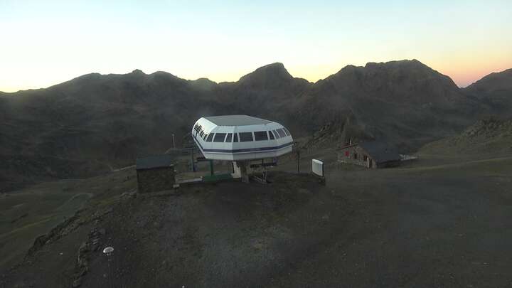 Arcalís Cap de la Coma snow cam captured at 14 September 2026 at 8:13 pm GMT+2