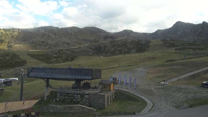 Arcalís Base sector La Coma snow cam captured at 15 September 2026 at 6:20 pm GMT+2