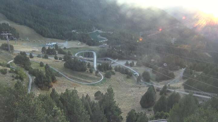 Canillo (Grandvalira) El Forn snow cam captured at 22 September 2026 at 7:56 pm GMT+2