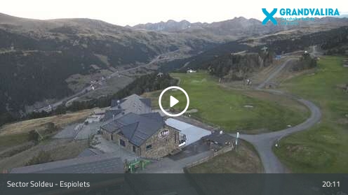 Soldeu (Grandvalira) Espiolets snow cam captured at 12 September 2026 at 8:27 pm GMT+2