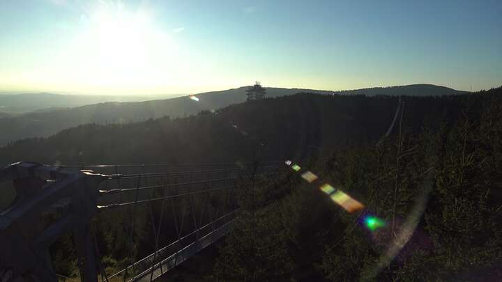 Dolní Morava Sky Bridge 721 snow cam captured at 15 September 2026 at 6:37 pm GMT+2
