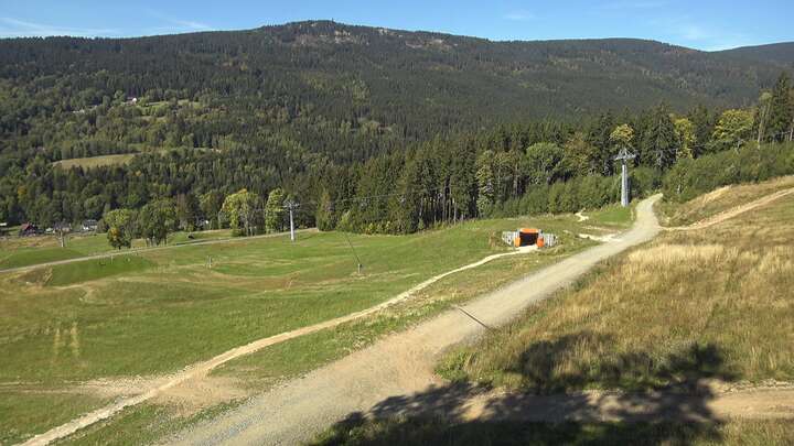 Dolní Morava U Slona snow cam captured at 29 September 2026 at 12:29 pm GMT+2