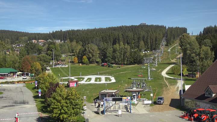 Lipno Fox Park snow cam captured at 29 September 2026 at 12:30 pm GMT+2