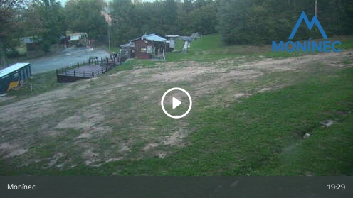Monínec Zahrádky snow cam captured at 12 September 2026 at 7:36 pm GMT+2