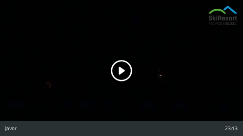 Pec pod Sněžkou Javor snow cam captured at 12 September 2026 at 11:23 pm GMT+2