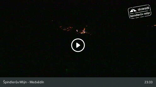 Spindlermühle Medvědín snow cam captured at 12 September 2026 at 11:40 pm GMT+2