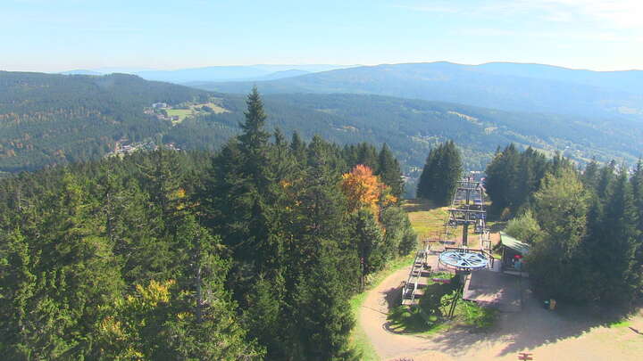Železná Ruda Železná Ruda Špičák snow cam captured at 29 September 2026 at 12:39 pm GMT+2