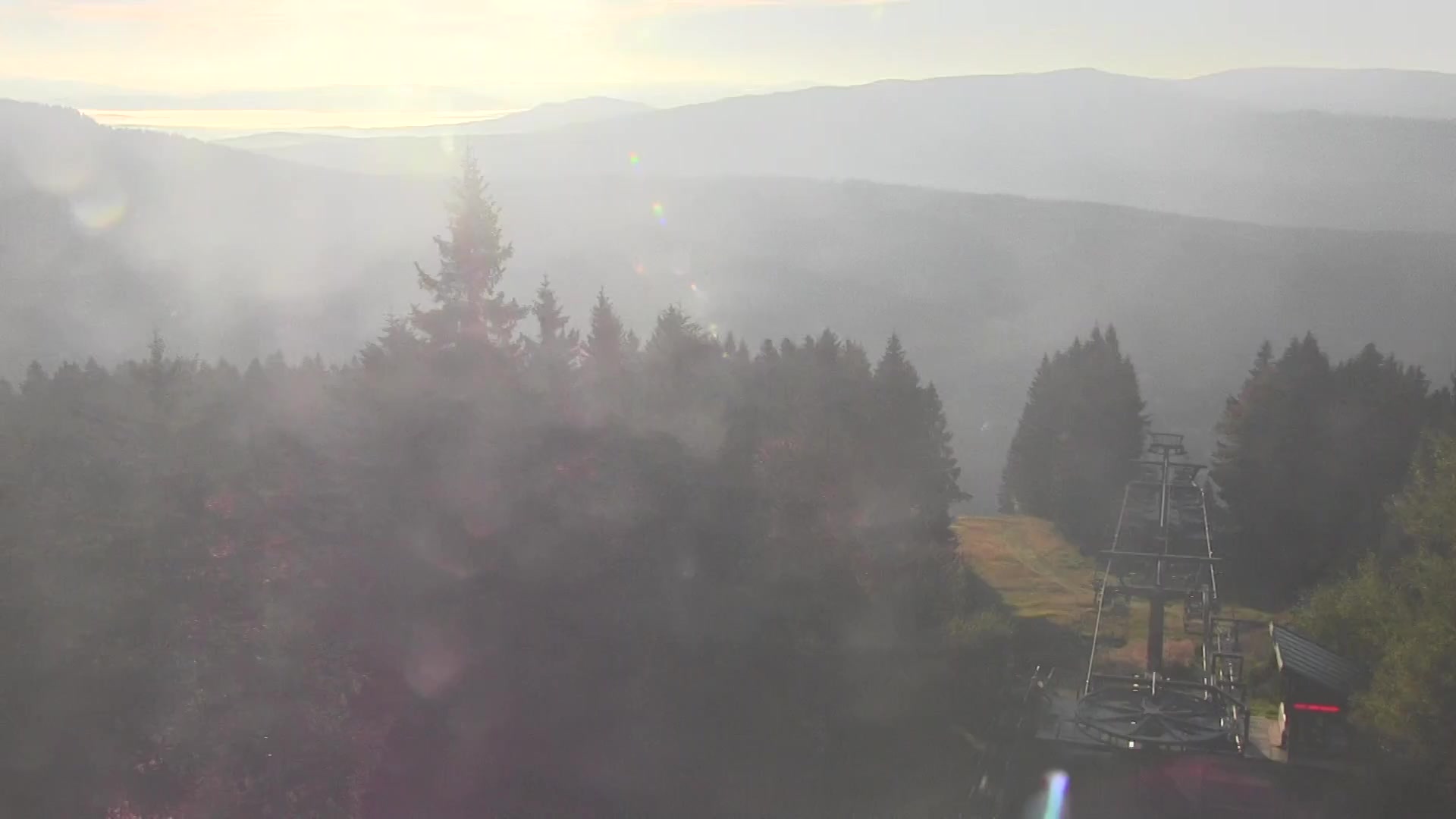 Železná Ruda Železná Ruda Špičák snow cam captured at 6 October 2026 at 8:22 am GMT+2