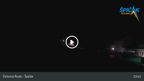 Železná Ruda Špičák snow cam captured at 12 September 2026 at 11:58 pm GMT+2
