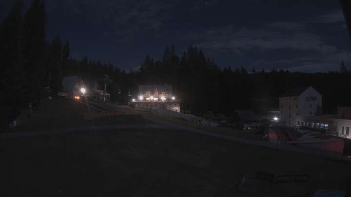 Železná Ruda Špičák snow cam captured at 25 September 2026 at 11:49 pm GMT+2