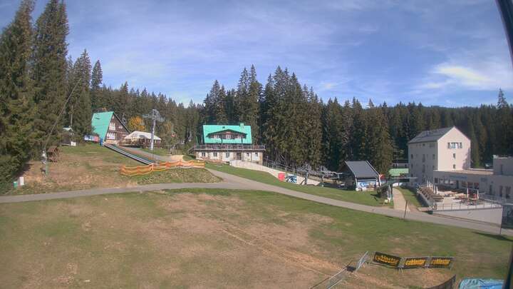 Železná Ruda Špičák snow cam captured at 29 September 2026 at 12:39 pm GMT+2