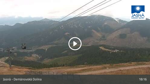 Demänovská Dolina (Jasná North) Jasná - Luková snow cam captured at 12 September 2026 at 6:32 pm GMT+2