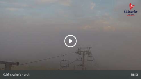 Dolný Kubín (Kubínska hoľa - Berg) Kubínska hoľa - vrch snow cam captured at 12 September 2026 at 6:47 pm GMT+2