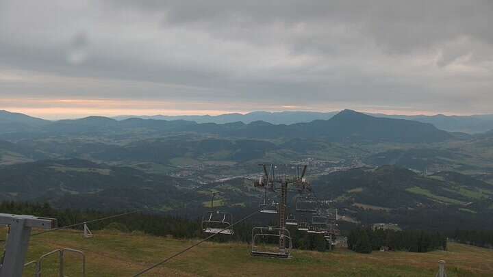 Dolný Kubín (Kubínska hoľa - Berg) Kubínska hoľa - vrch snow cam captured at 13 September 2026 at 6:54 pm GMT+2