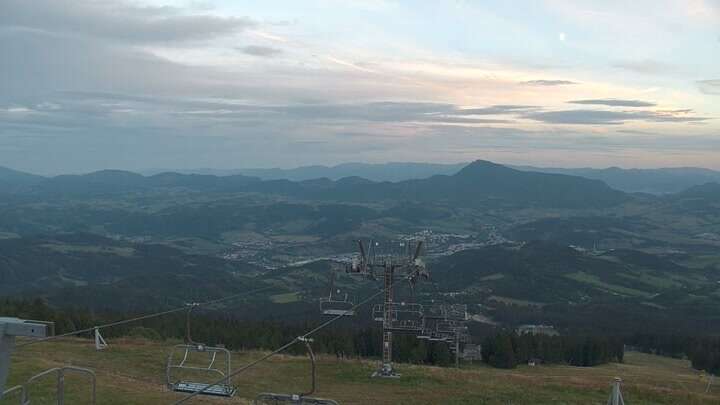 Dolný Kubín (Kubínska hoľa - Berg) Kubínska hoľa - vrch snow cam captured at 20 September 2026 at 6:57 pm GMT+2