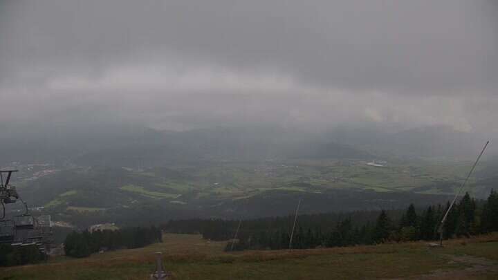 Dolný Kubín (Kubínska hoľa - Berg) Kubínska hoľa - vrch snow cam captured at 22 September 2026 at 7:03 pm GMT+2