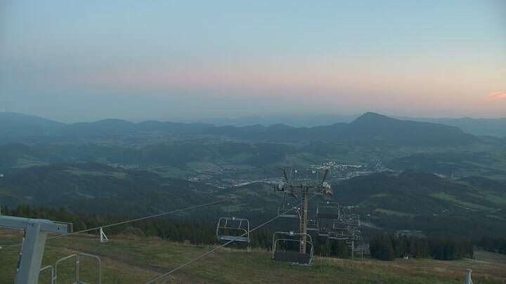 Dolný Kubín (Kubínska hoľa - Berg) Kubínska hoľa - vrch snow cam captured at 26 September 2026 at 7:01 pm GMT+2