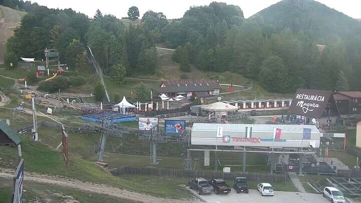 Donovaly (Záhradište) Donovaly - Nová hoľa snow cam captured at 19 September 2026 at 6:53 pm GMT+2