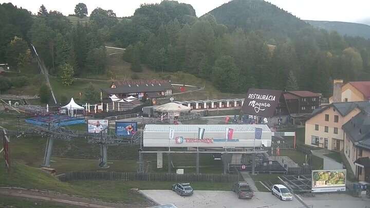 Donovaly (Záhradište) Donovaly - Nová hoľa snow cam captured at 23 September 2026 at 6:47 pm GMT+2