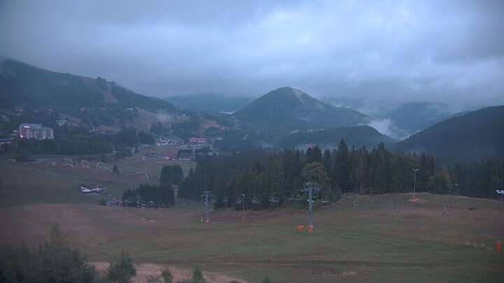 Donovaly (Záhradište) Záhradište snow cam captured at 24 September 2026 at 6:45 pm GMT+2