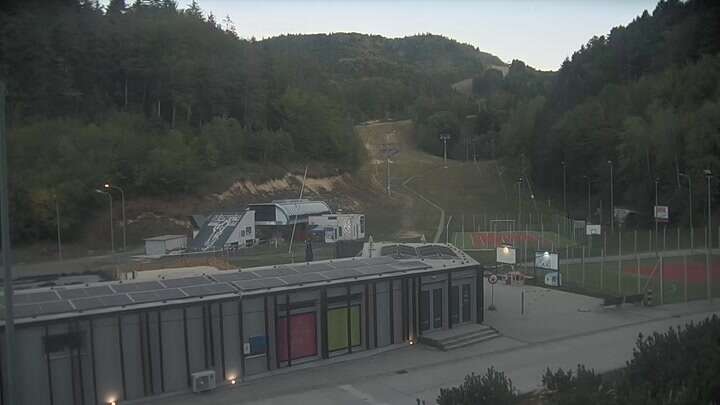 Hodruša Hámre Salamandra Resort snow cam captured at 28 September 2026 at 6:43 pm GMT+2