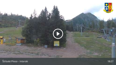 Štrbské Pleso (Interski) Štrbské Pleso - Interski snow cam captured at 12 September 2026 at 6:37 pm GMT+2