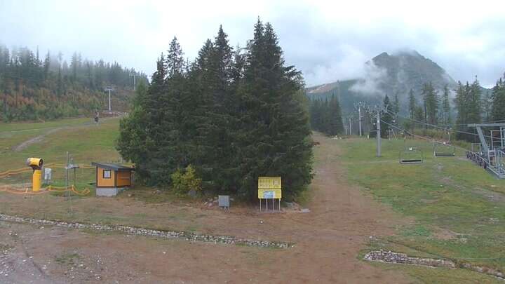 Štrbské Pleso (Interski) Štrbské Pleso - Interski snow cam captured at 14 September 2026 at 6:46 pm GMT+2