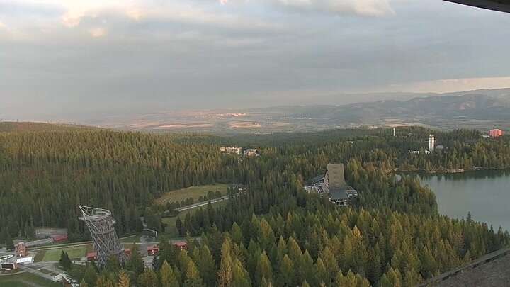Štrbské Pleso (Interski) Mostíky snow cam captured at 18 September 2026 at 6:32 pm GMT+2