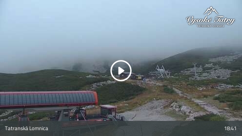Tatranská Lomnica - Hohe Tatra (Skalnaté pleso) Skalnaté pleso snow cam captured at 12 September 2026 at 6:52 pm GMT+2