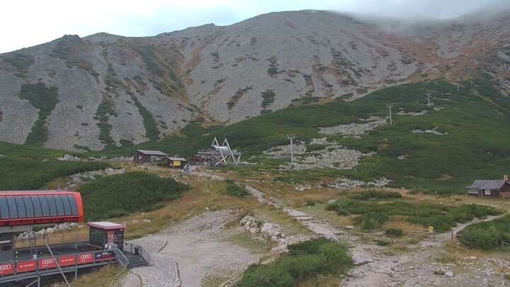 Tatranská Lomnica - Hohe Tatra (Skalnaté pleso) Skalnaté pleso snow cam captured at 13 September 2026 at 6:54 pm GMT+2