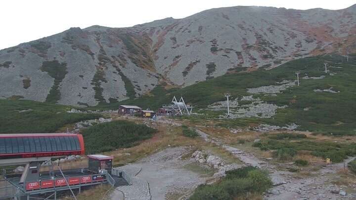 Tatranská Lomnica - Hohe Tatra (Skalnaté pleso) Skalnaté pleso snow cam captured at 19 September 2026 at 6:54 pm GMT+2