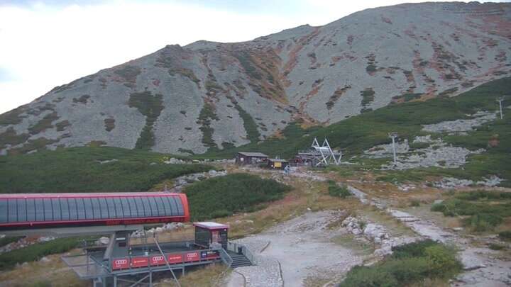 Tatranská Lomnica - Hohe Tatra (Skalnaté pleso) Skalnaté pleso snow cam captured at 20 September 2026 at 6:53 pm GMT+2