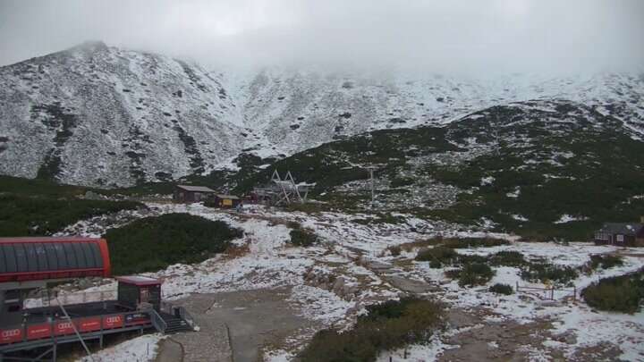 Tatranská Lomnica - Hohe Tatra (Skalnaté pleso) Skalnaté pleso snow cam captured at 25 September 2026 at 7:00 pm GMT+2