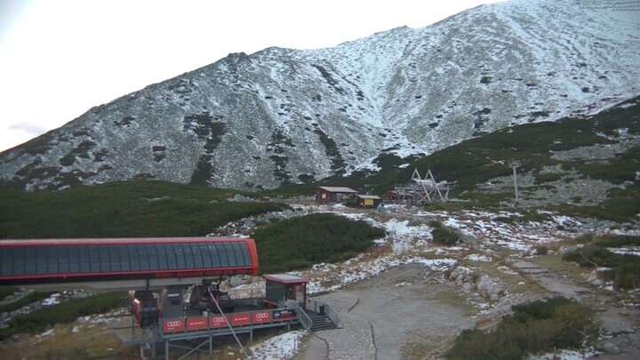 Tatranská Lomnica - Hohe Tatra (Skalnaté pleso) Skalnaté pleso snow cam captured at 26 September 2026 at 6:45 pm GMT+2