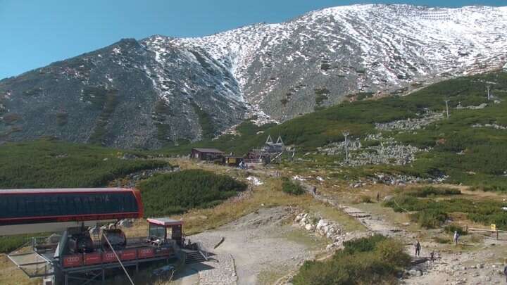 Tatranská Lomnica - Hohe Tatra (Skalnaté pleso) Skalnaté pleso snow cam captured at 29 September 2026 at 12:38 pm GMT+2