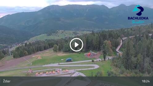 Ždiar - Ski Bachledova (Ždiar - Bachledka Ski&Sun) Bachledka Ski & Sun snow cam captured at 12 September 2026 at 6:37 pm GMT+2