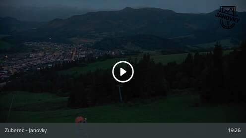 Zuberec (Roháče-Spálená) Janovky snow cam captured at 12 September 2026 at 7:40 pm GMT+2