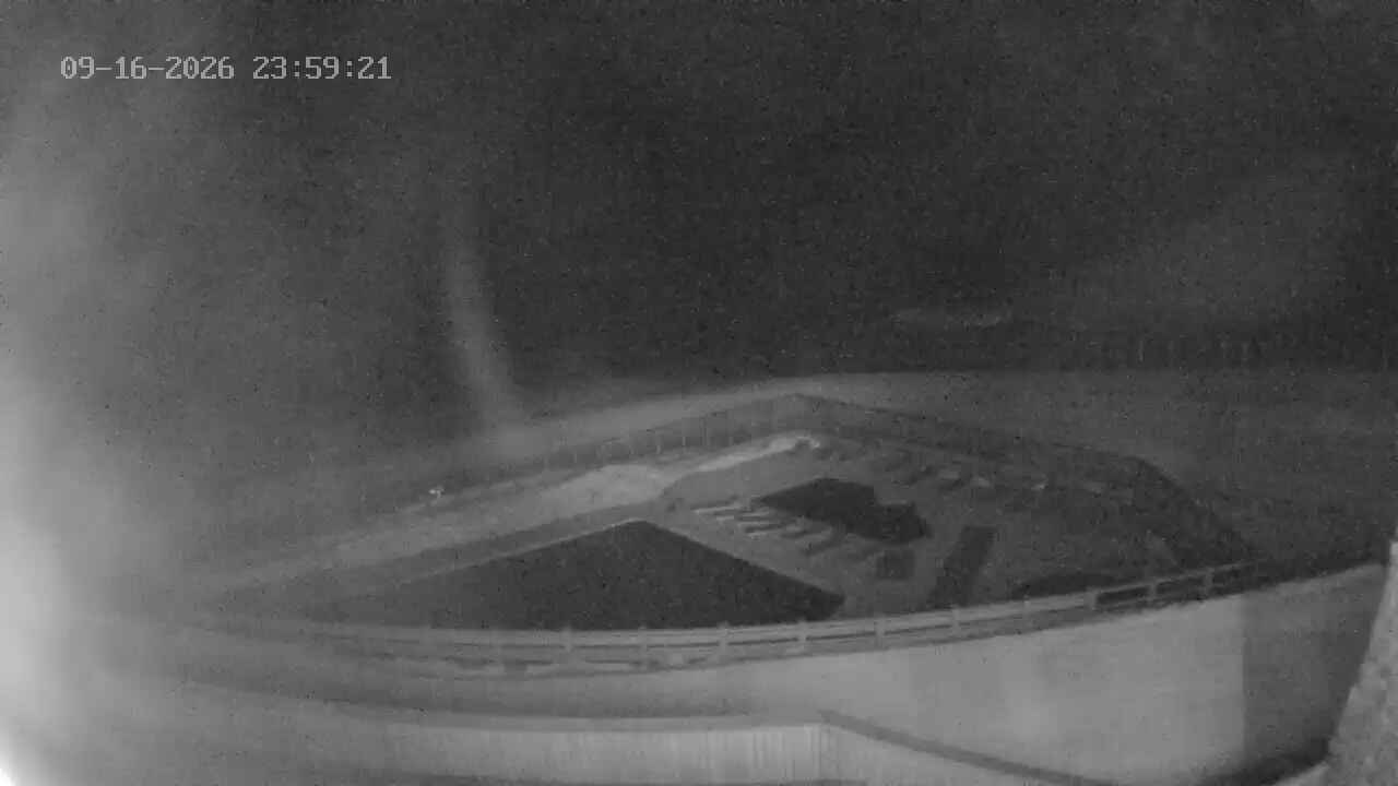 Portillo Inca Lake snow cam captured at 16 September 2026 at 11:59 pm GMT-3