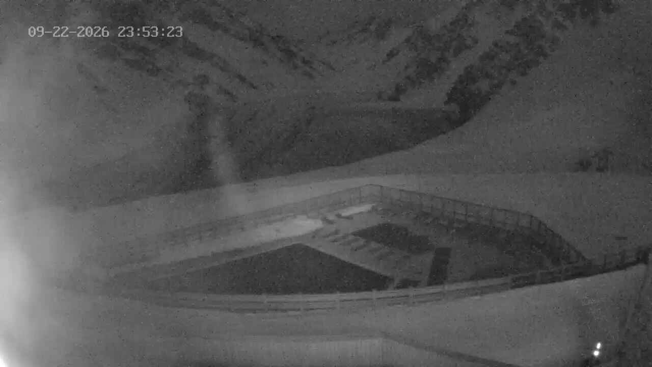 Portillo Inca Lake snow cam captured at 22 September 2026 at 11:54 pm GMT-3