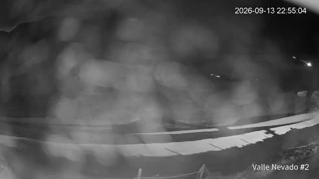 Valle Nevado Hotel Puerta del Sol snow cam captured at 13 September 2026 at 11:55 pm GMT-3
