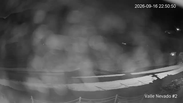 Valle Nevado Hotel Puerta del Sol snow cam captured at 16 September 2026 at 11:50 pm GMT-3